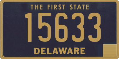 DE license plate 15633