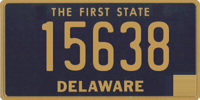 DE license plate 15638