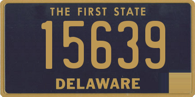 DE license plate 15639