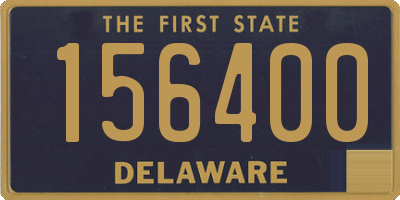 DE license plate 156400