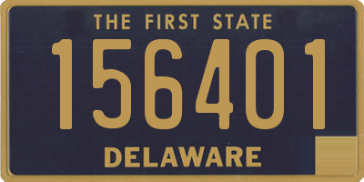 DE license plate 156401