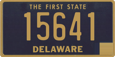 DE license plate 15641