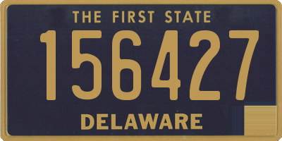 DE license plate 156427