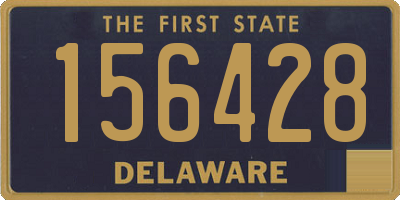 DE license plate 156428