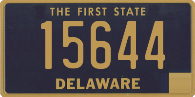 DE license plate 15644