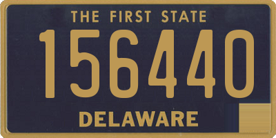 DE license plate 156440