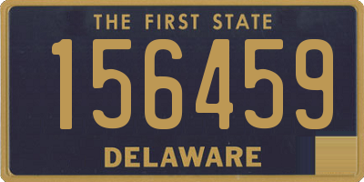 DE license plate 156459