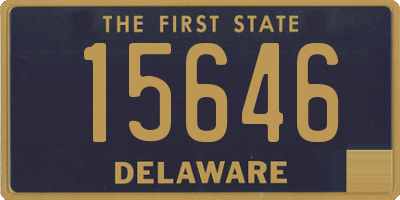 DE license plate 15646