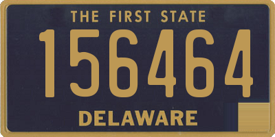 DE license plate 156464