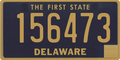 DE license plate 156473