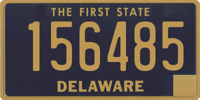 DE license plate 156485