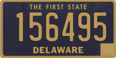 DE license plate 156495