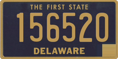 DE license plate 156520