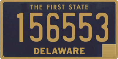 DE license plate 156553