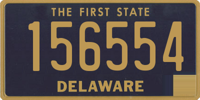 DE license plate 156554