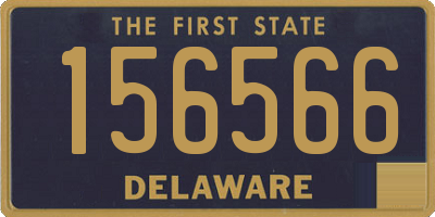 DE license plate 156566