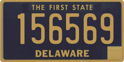 DE license plate 156569