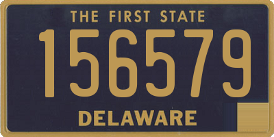 DE license plate 156579