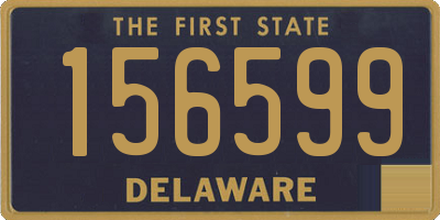 DE license plate 156599