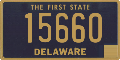 DE license plate 15660