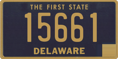 DE license plate 15661
