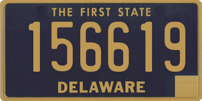 DE license plate 156619