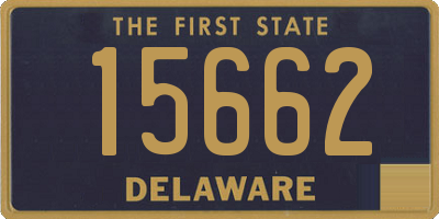 DE license plate 15662