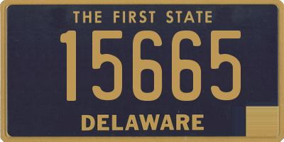 DE license plate 15665