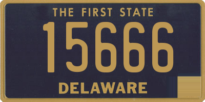DE license plate 15666