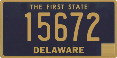 DE license plate 15672