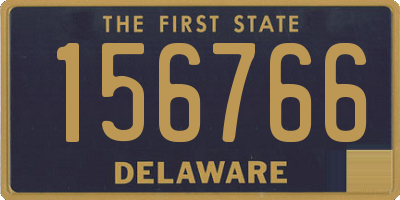 DE license plate 156766