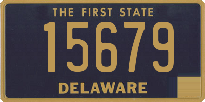 DE license plate 15679