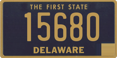 DE license plate 15680