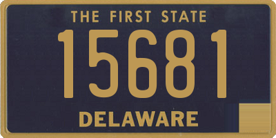 DE license plate 15681