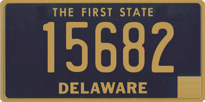 DE license plate 15682