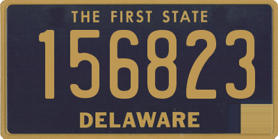 DE license plate 156823