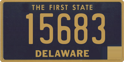 DE license plate 15683