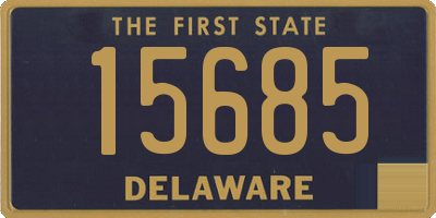 DE license plate 15685