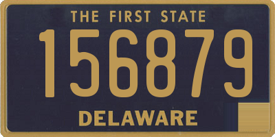 DE license plate 156879