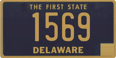 DE license plate 1569