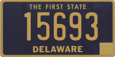 DE license plate 15693