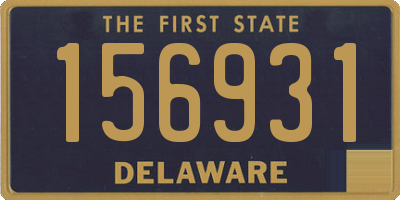 DE license plate 156931