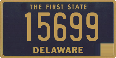 DE license plate 15699