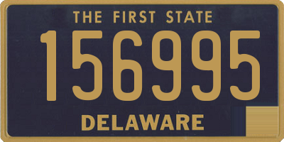 DE license plate 156995