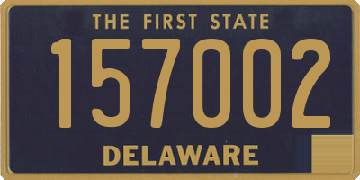 DE license plate 157002