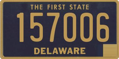 DE license plate 157006