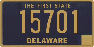 DE license plate 15701