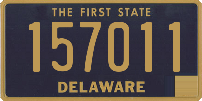 DE license plate 157011