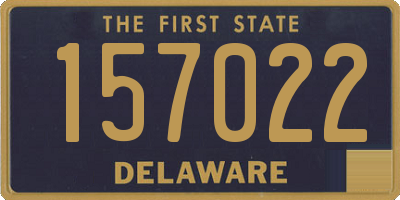 DE license plate 157022