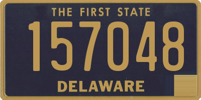 DE license plate 157048